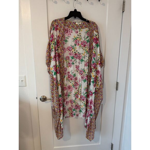 Umgee Sweaters - Summer Festival Long Kimono Cardigan